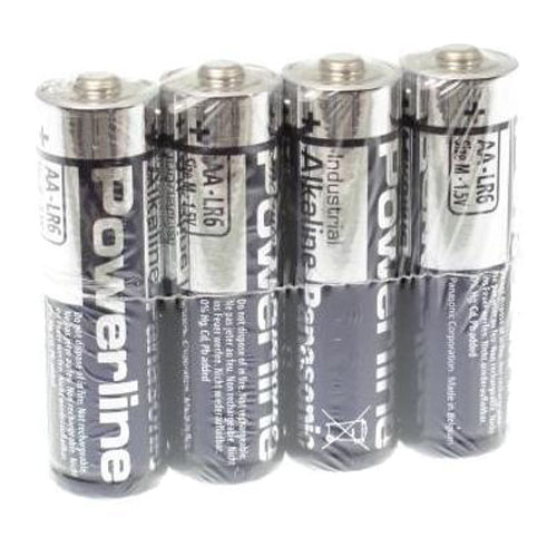 batterij Panasonic powerline AA-LR6 per 4 stuks*
