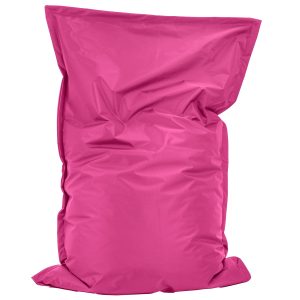 lounge zitzak fuchsia roze 150x100cm