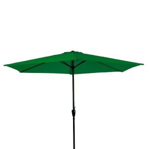 parasol groen 290cm rond exclusief voet