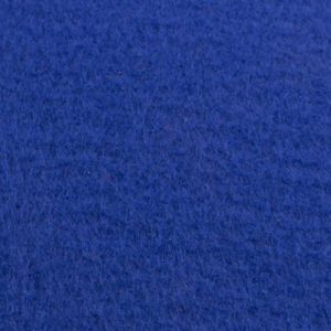 loper blauw (5153) 1mtr breed vilt / projecttapijt inclusief beschermfolie, per rol 30mtr*