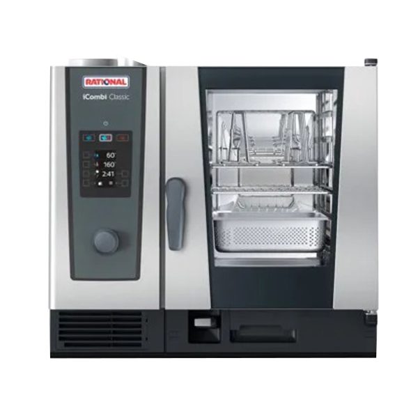 combisteamer Rational 6-laags 1/1 gastronorm icombi classic (stand-alone) 94x86x160cm (bxdxh) CEE 16A 5P 400V 10800W