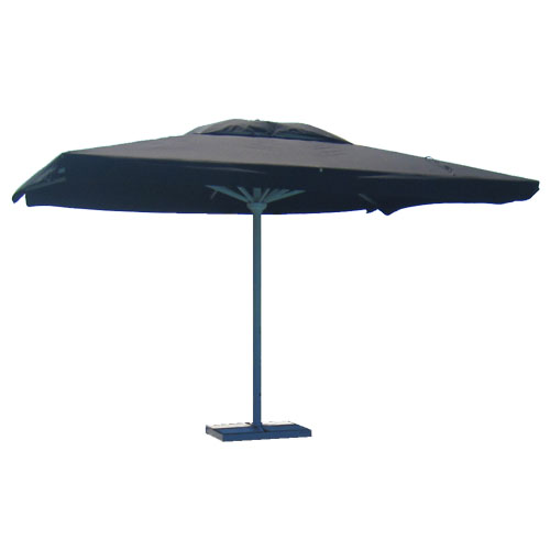 parasol Solero Prestige zwart 400x400cm exclusief voet