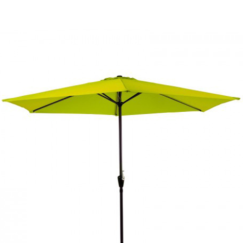 laat staan Lam terrorisme parasol appelgroen / lime groen 290cm rond exclusief voet - David van Schie