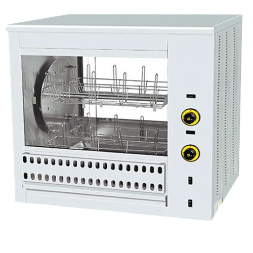 -VERWACHT- kippengrill oven 82x64x92cm (bxdxh) CEE 16A 5P 400V 4500W