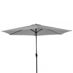 parasol lichtgrijs 290cm rond exclusief voet