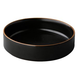 bord plat 15cm Asia black per krat 21 stuks