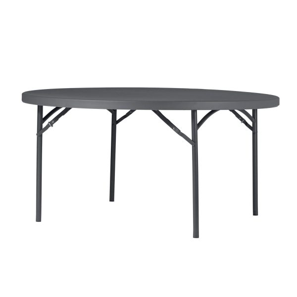 ronde tafel 150cm kunststof opklapbaar hoogte 75cm