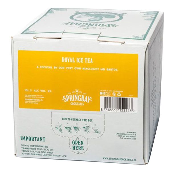 Royal ice tea Springbay cocktail BiB 10ltr (9% alc. vol.)