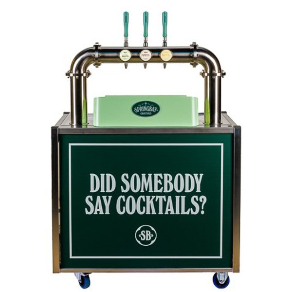 cocktailbar Springbay 3 kraans tap 100x60x100cm (lxbxh) 230V 750W