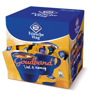 Friesche vlag Goudband koffiemelk cups 7ml per doos 200 stuks