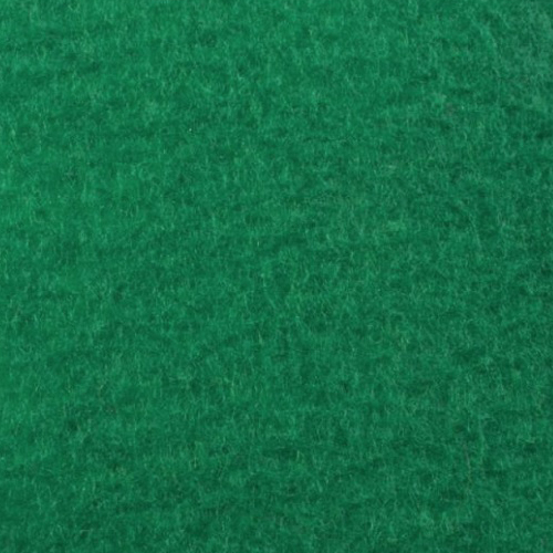 loper groen (6095) 1mtr breed vilt/tapijt inclusief beschermfolie, per strekkende mtr*