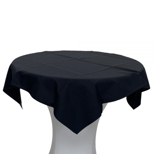 napperon / tafellaken 110x110cm zwart