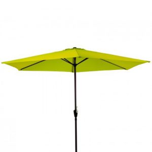 parasol appelgroen / lime groen 300cm rond exclusief voet