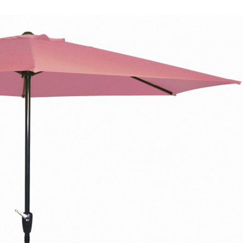 parasol roze 300cm rond exclusief voet