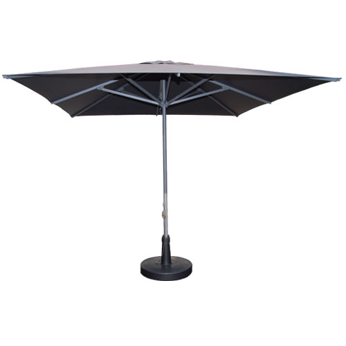 parasol Solero Patio zwart 300x300cm exclusief voet