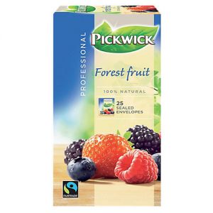 Pickwick theezakjes bosvrucht 1,5gr per doosje 25 stuks